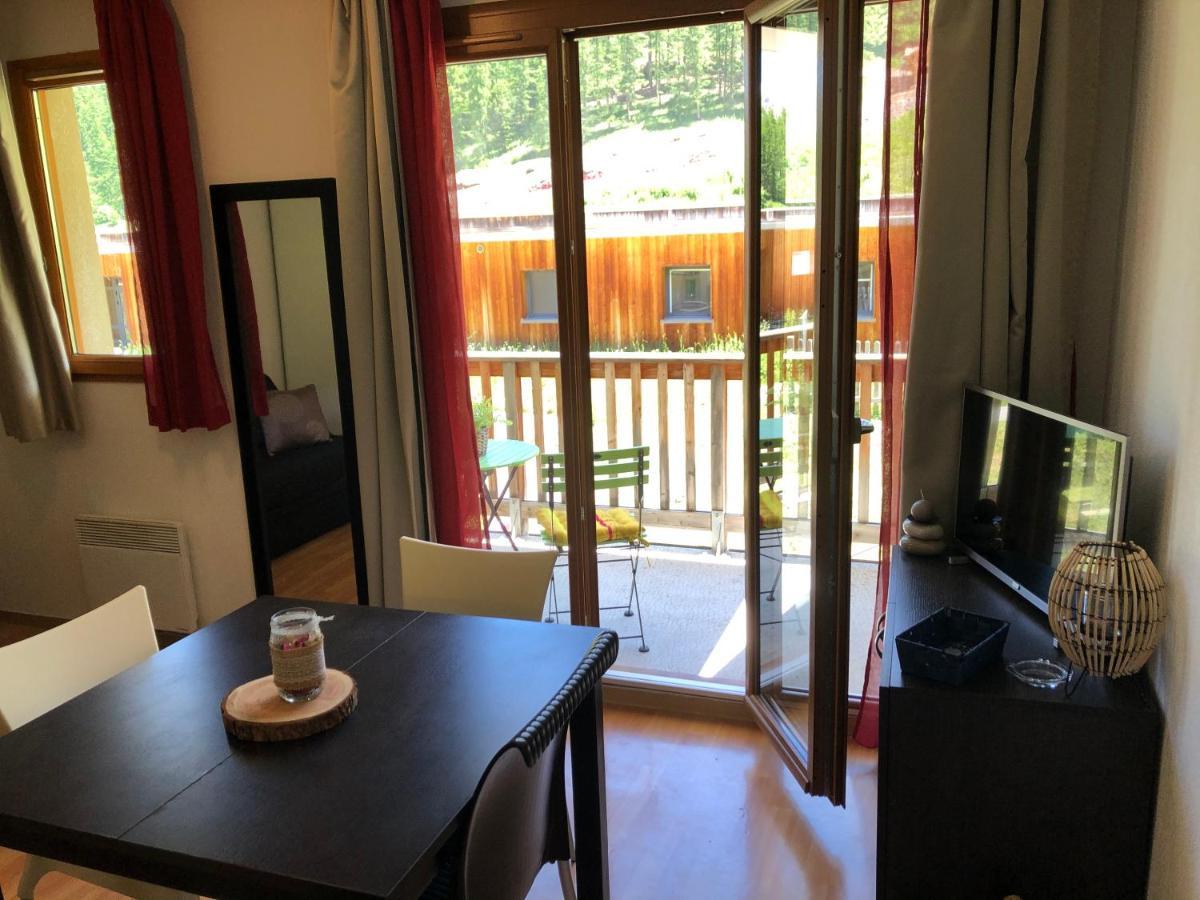 Studio Vue Piste + Parking Souterrain Privatif Inclus Les Orres Buitenkant foto