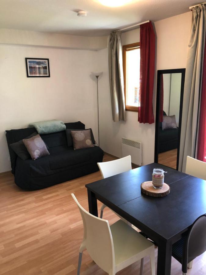 Studio Vue Piste + Parking Souterrain Privatif Inclus Les Orres Buitenkant foto