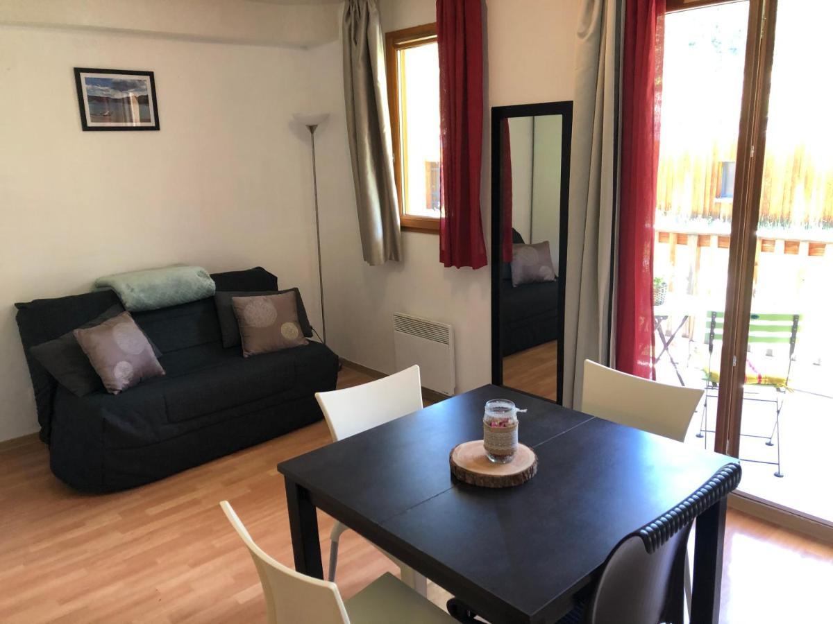 Studio Vue Piste + Parking Souterrain Privatif Inclus Les Orres Buitenkant foto